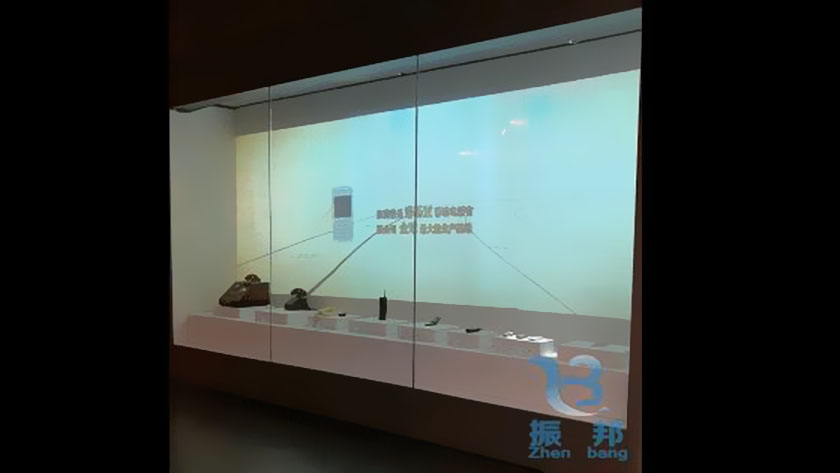 多媒体互动橱窗展品展示效果图